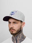 Бейсболка MITCHELL NESS арт. 6HSSMM19363-CHOGYHT Charlotte Hornets NBA (светло-серый)